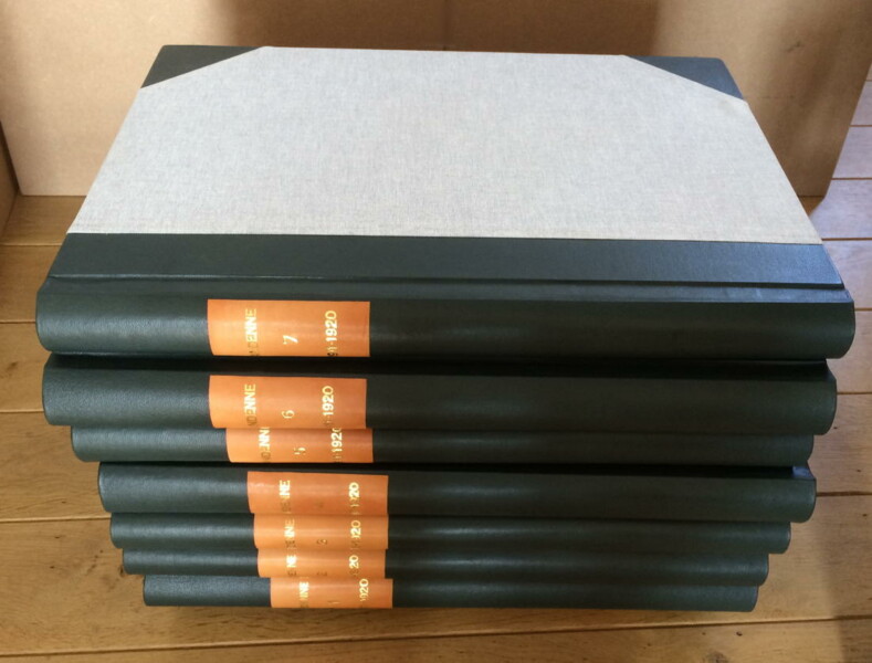 Registres de population entre 1911 et 1920. Restauration et reliure.